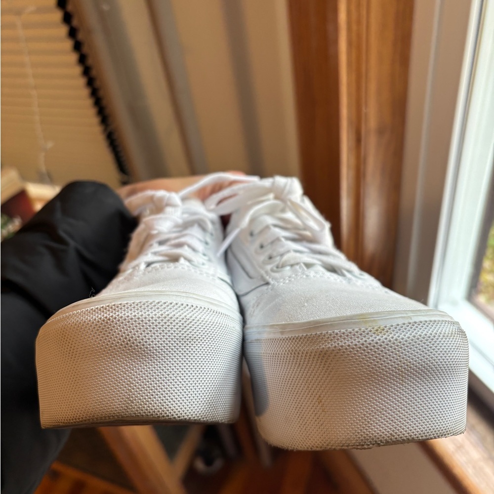 Like New Vans Platform Stackform Sneaker White - image 5